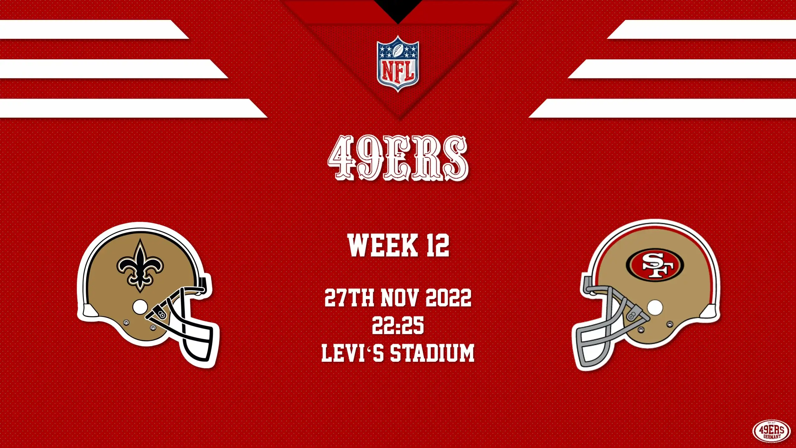 Stats Preview Week 12 Saints 49ers 49ers Germany